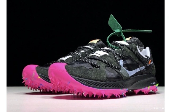 CD8179-001 x O-W Nike 5 Zoom Kiger Terra Black 0721